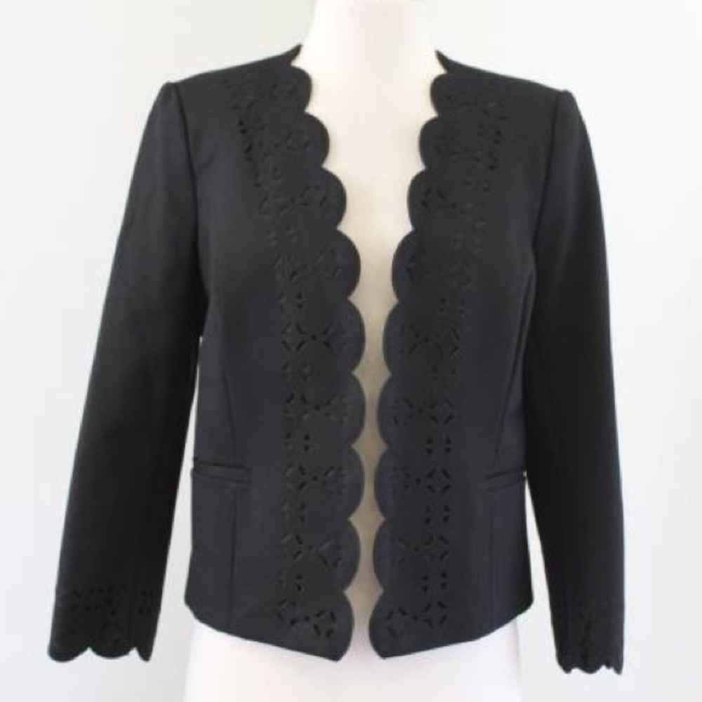 ❌SOLD❌ Banana Republic Black Ponte Jacket NWT - Picture 5 of 9